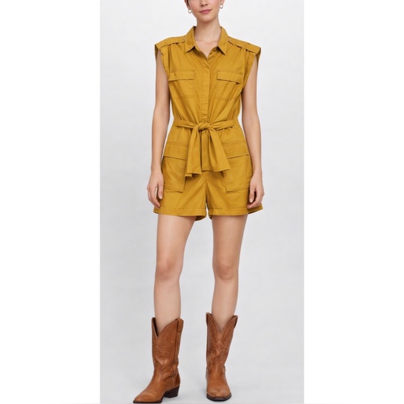 UNSUBSCRIBEDNWT $188 Desert Romper in Tank Tan Size 6
